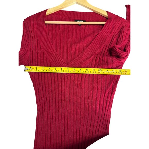Express Sweater Top Womens Size L Y2k 90s Retro ASO Bella Swan Elena Gilbert - Picture 4 of 10